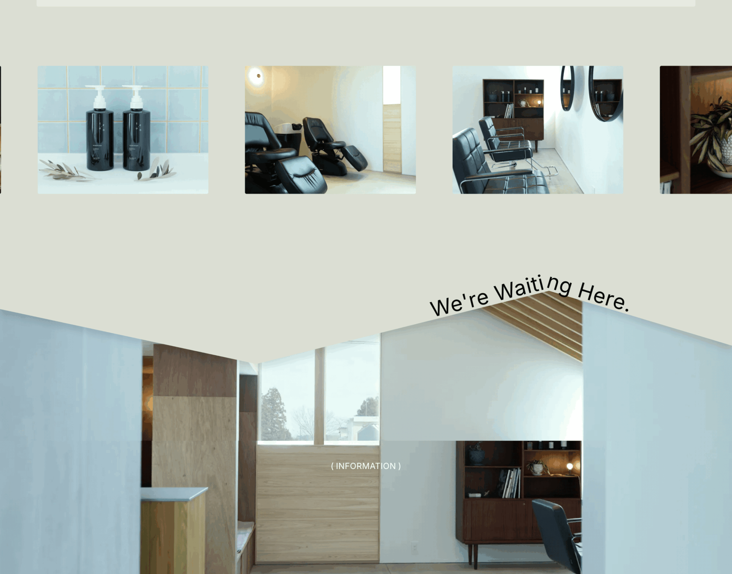 美容室 ICHI のWebサイト(Salon from DELAUNAY 制作事例)