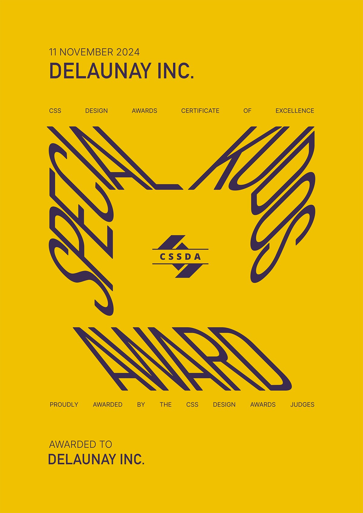 CSS Design Award Special Kudos 受賞