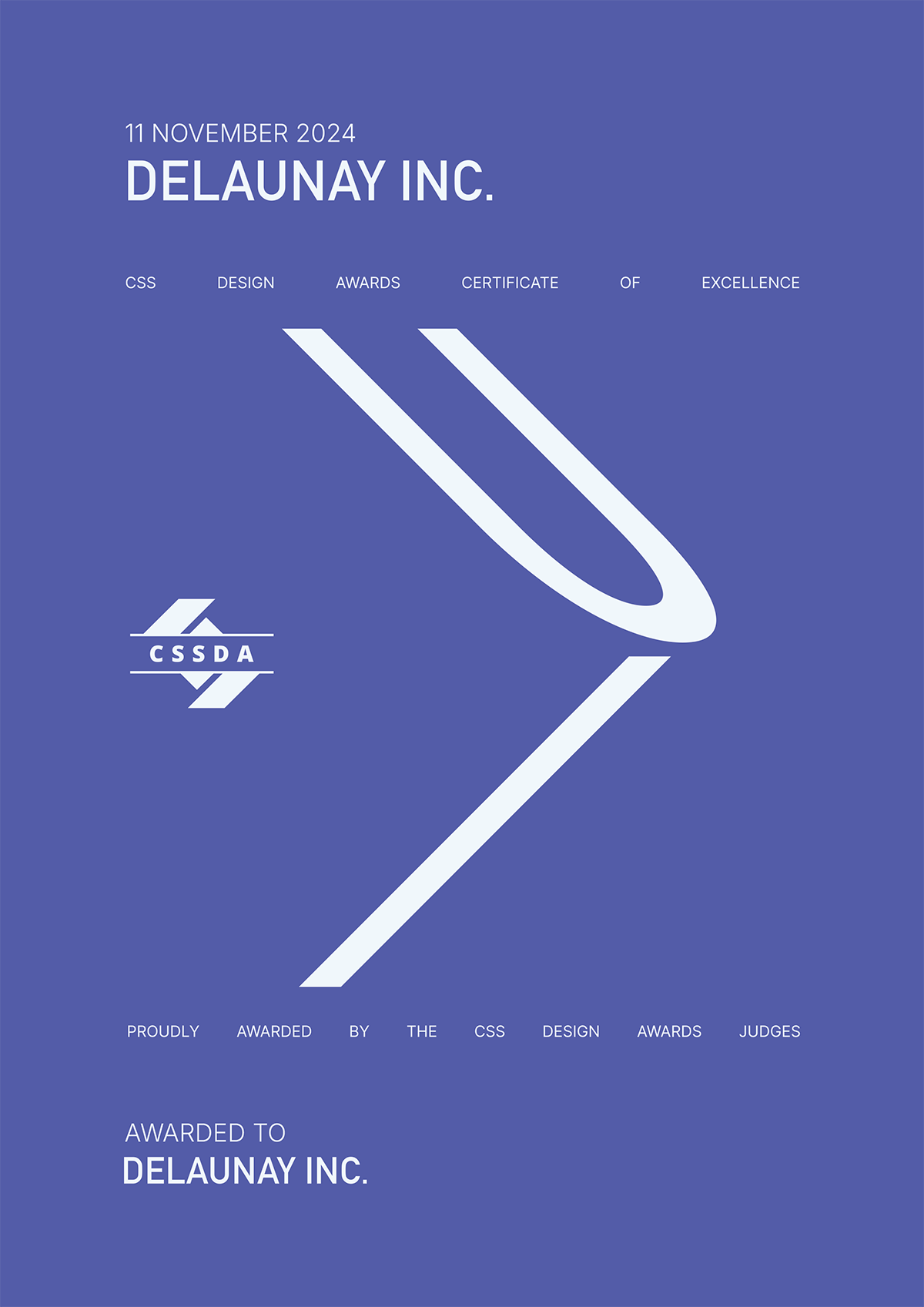 CSS Design Award Best UI Design 受賞